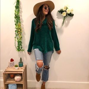 Ruby Rd green sweater new with tags